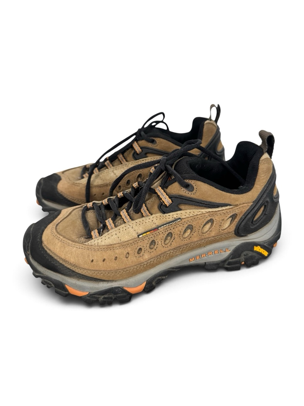 Women's Merrell Pulse II Tan Performance Outdoor Hiking Boots Shoes